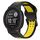 Per Garmin Instinct 2S Cinturino per orologio in silicone bicolore con fibbia inversa da 20 mm (nero + giallo) Per Garmin Instinct 2S Cinturino per orologio in silicone bicolore con fibbia inversa da 20 mm (nero + giallo)