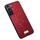 Per Samsung Galaxy S23 5G SULADA TPU glitterato + custodia per telefono in pelle fatta a mano (rosso) Per Samsung Galaxy S23 5G SULADA TPU glitterato + custodia per telefono in pelle fatta a mano (rosso)