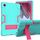Per Samsung Galaxy Tab A8 Custodia per tablet PC ibrida in silicone robot a colori a contrasto con supporto (verde menta rosa rossa) Per Samsung Galaxy Tab A8 Custodia per tablet PC ibrida in silicone robot a colori a contrasto con supporto (verde menta rosa rossa)