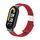 Per Xiaomi Mi Band 8/8 NFC Metal Head + Cinturino per orologio con fibbia in acciaio intrecciato in nylon (rosso) Per Xiaomi Mi Band 8/8 NFC Metal Head + Cinturino per orologio con fibbia in acciaio intrecciato in nylon (rosso)