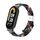 Per Xiaomi Mi Band 8/8 NFC Metal Head + Cinturino per orologio con fibbia in acciaio intrecciato in nylon (Denim) Per Xiaomi Mi Band 8/8 NFC Metal Head + Cinturino per orologio con fibbia in acciaio intrecciato in nylon (Denim)