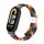 Per Xiaomi Mi Band 8/8 NFC Metal Head + Cinturino per orologio con fibbia in acciaio intrecciato in nylon (colorato)