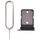 Per Google Pixel 7A Vassoio per scheda SIM originale con pin SIM (nero)