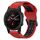 Per Garmin Fenix 5S Plus 20mm cinturino in silicone con fibbia inversa bicolore (rosso + nero) Per Garmin Fenix 5S Plus 20mm cinturino in silicone con fibbia inversa bicolore (rosso + nero)