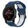 Per Garmin Fenix 5S Plus 20mm cinturino in silicone con fibbia inversa bicolore (blu + bianco) Per Garmin Fenix 5S Plus 20mm cinturino in silicone con fibbia inversa bicolore (blu + bianco)