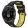 Per Garmin Fenix 7 Pro Sports cinturino in silicone bicolore (nero + giallo) Per Garmin Fenix 7 Pro Sports cinturino in silicone bicolore (nero + giallo)