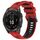 Per Garmin Fenix 7 Pro Sports cinturino in silicone bicolore (rosso + nero) Per Garmin Fenix 7 Pro Sports cinturino in silicone bicolore (rosso + nero)