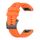 Per Garmin Epix Pro 42 mm cinturino in silicone tinta unita (arancione)