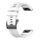 Per Garmin Fenix 7S Pro 42 mm cinturino in silicone tinta unita (bianco)
