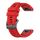 Per Garmin Fenix 7S Pro 42 mm cinturino in silicone tinta unita (rosso)