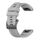 Per Garmin Fenix 7S Pro 42 mm cinturino in silicone tinta unita (grigio)