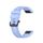 Per cinturino sportivo in silicone Garmin Fenix 7 Pro 47mm (azzurro)