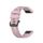 Per cinturino sportivo in silicone Garmin Fenix 7 Pro 47mm (rosa rosa)