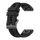 Per Garmin Fenix 7 Pro 47mm cinturino in silicone tinta unita (nero)