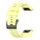 Per Garmin Fenix 7 Pro 47mm cinturino in silicone tinta unita (giallo)