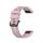 Per cinturino sportivo in silicone Garmin Fenix 7 Pro 51mm (rosa rosa)