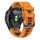 Per Garmin Fenix 7 Pro 51mm Cinturino sportivo in silicone bicolore (arancione + nero) Per Garmin Fenix 7 Pro 51mm Cinturino sportivo in silicone bicolore (arancione + nero)