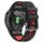 Per Garmin Fenix 7 Pro 51mm Cinturino sportivo in silicone bicolore (nero + rosso) Per Garmin Fenix 7 Pro 51mm Cinturino sportivo in silicone bicolore (nero + rosso)