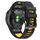 Per Garmin Fenix 7 Pro 51mm Cinturino sportivo in silicone bicolore (nero + giallo) Per Garmin Fenix 7 Pro 51mm Cinturino sportivo in silicone bicolore (nero + giallo)