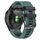 Per Garmin Fenix 7 Pro 51mm Cinturino sportivo in silicone bicolore (verde militare + nero) Per Garmin Fenix 7 Pro 51mm Cinturino sportivo in silicone bicolore (verde militare + nero)