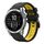 Per Garmin Fenix 7 Pro 47mm Cinturino sportivo in silicone bicolore (nero + giallo) Per Garmin Fenix 7 Pro 47mm Cinturino sportivo in silicone bicolore (nero + giallo)