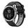 Per Garmin Fenix 7 Pro 47mm Cinturino sportivo in silicone bicolore (nero + grigio) Per Garmin Fenix 7 Pro 47mm Cinturino sportivo in silicone bicolore (nero + grigio)