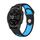 Per cinturino sportivo in silicone traspirante Garmin Fenix 7 Pro 47mm (nero + blu) Per cinturino sportivo in silicone traspirante Garmin Fenix 7 Pro 47mm (nero + blu)