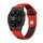 Per cinturino sportivo in silicone traspirante Garmin Fenix 7 Pro 47mm (rosso + nero) Per cinturino sportivo in silicone traspirante Garmin Fenix 7 Pro 47mm (rosso + nero)