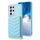Per Samsung Galaxy S21 Ultra 5G BF26 Custodia per telefono porta carte con motivo a onde (blu) Per Samsung Galaxy S21 Ultra 5G BF26 Custodia per telefono porta carte con motivo a onde (blu)