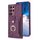 Per Samsung Galaxy S22 Ultra 5G BF27 Custodia per telefono con porta carte di credito ad anello in metallo (viola scuro) Per Samsung Galaxy S22 Ultra 5G BF27 Custodia per telefono con porta carte di credito ad anello in metallo (viola scuro)