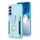 Per Samsung Galaxy S22 + 5G BF27 Custodia per cellulare con supporto per scheda ad anello in metallo (blu) Per Samsung Galaxy S22 + 5G BF27 Custodia per cellulare con supporto per scheda ad anello in metallo (blu)