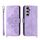 Per Samsung Galaxy S23 FE 5G Custodia a portafoglio in pelle con fiori in rilievo (viola) Per Samsung Galaxy S23 FE 5G Custodia a portafoglio in pelle con fiori in rilievo (viola)
