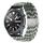 Per Huawei Watch 4/4 Pro cinturino in nylon intrecciato con fibbia in metallo (W bianco verde) Per Huawei Watch 4/4 Pro cinturino in nylon intrecciato con fibbia in metallo (W bianco verde)