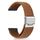 Per Huawei Watch 4/4 Pro cinturino in nylon intrecciato con fibbia in metallo (marrone)