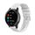 Per Huawei Watch 4/4 Pro cinturino in silicone tinta unita con motivo a punti ondulati (bianco) Per Huawei Watch 4/4 Pro cinturino in silicone tinta unita con motivo a punti ondulati (bianco)