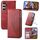 Custodia in pelle magnetica per Samsung Galaxy S23 FE Cubic Grid Calf Texture (rosso) Custodia in pelle magnetica per Samsung Galaxy S23 FE Cubic Grid Calf Texture (rosso)