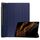 Per Samsung Galaxy Tab S9 Ultra Custer Custodia per tablet in pelle con supporto a 3 pieghe in puro colore (blu scuro) Per Samsung Galaxy Tab S9 Ultra Custer Custodia per tablet in pelle con supporto a 3 pieghe in puro colore (blu scuro)