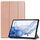 Per Samsung Galaxy Tab S9 Custer custodia per tablet in pelle con supporto a 3 pieghe in puro colore (oro rosa) Per Samsung Galaxy Tab S9 Custer custodia per tablet in pelle con supporto a 3 pieghe in puro colore (oro rosa)