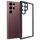 Per Samsung Galaxy S22 Ultra 5G TPU satinato + custodia per PC trasparente (nero) Per Samsung Galaxy S22 Ultra 5G TPU satinato + custodia per PC trasparente (nero)