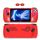 Custodia in silicone multicolore per console di gioco ASUS Rog Ally con 2 tappi per pulsanti (rosso) Custodia in silicone multicolore per console di gioco ASUS Rog Ally con 2 tappi per pulsanti (rosso)