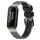 Per Fitbit Inspire 3 cinturino in silicone trasparente a due colori (nero) Per Fitbit Inspire 3 cinturino in silicone trasparente a due colori (nero)