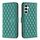 Per Samsung Galaxy S23 FE 5G Diamond Lattice Wallet Custodia per cellulare in pelle (verde) Per Samsung Galaxy S23 FE 5G Diamond Lattice Wallet Custodia per cellulare in pelle (verde)