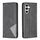 Custodia in pelle magnetica per Samsung Galaxy S23 FE 5G con struttura a rombo (nera) Custodia in pelle magnetica per Samsung Galaxy S23 FE 5G con struttura a rombo (nera)
