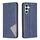 Custodia in pelle magnetica per Samsung Galaxy S23 FE 5G con struttura a rombo (blu) Custodia in pelle magnetica per Samsung Galaxy S23 FE 5G con struttura a rombo (blu)