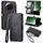 Custodia per telefono in pelle con fibbia laterale per portafoglio con cerniera ultra geometrica Xiaomi 13 (nero) Custodia per telefono in pelle con fibbia laterale per portafoglio con cerniera ultra geometrica Xiaomi 13 (nero)