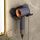 Per Dyson Asciugacapelli Supporto a parete Mensola per bagno Scaffale portaoggetti, Stile: 3 pezzi Semplice nero Per Dyson Asciugacapelli Supporto a parete Mensola per bagno Scaffale portaoggetti, Stile: 3 pezzi Semplice nero