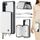 Per Samsung Galaxy S23 5G JEEHOOD Custodia per telefono in pelle con cerniera serie C22 con doppio cordino (bianco) Per Samsung Galaxy S23 5G JEEHOOD Custodia per telefono in pelle con cerniera serie C22 con doppio cordino (bianco)