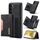 Per Samsung Galaxy S23+ 5G DG.MING M2 Series 3-Fold Multi Card Bag + custodia per telefono (nero) Per Samsung Galaxy S23+ 5G DG.MING M2 Series 3-Fold Multi Card Bag + custodia per telefono (nero)