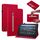 Custodia per tablet in pelle con cerniera tinta unita per Amazon Fire Max 11 Skin Feel (rosso) Custodia per tablet in pelle con cerniera tinta unita per Amazon Fire Max 11 Skin Feel (rosso)