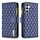 Per Samsung Galaxy S23 FE 5G Diamond Lattice Zipper Wallet Custodia in pelle per telefono a conchiglia (blu) Per Samsung Galaxy S23 FE 5G Diamond Lattice Zipper Wallet Custodia in pelle per telefono a conchiglia (blu)